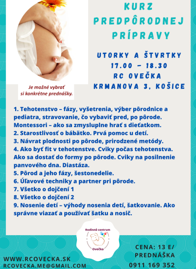 Kurz predpôrodnej prípravy(1) Kurz predpôrodnej prípravy(1)