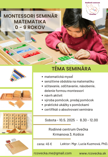 Montessori seminár matematika 0 - 9 – kópia